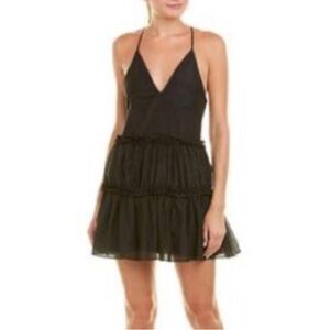 Cami NYC Black Mini Dress Silk